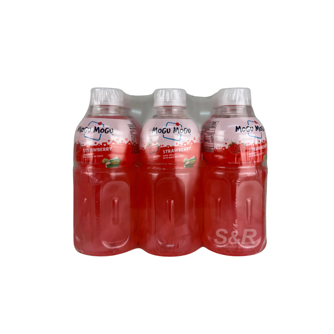 Mogu-Mogu Strawberry 6 x 320mL Mogu-Mogu Strawberry 6 x 320mL